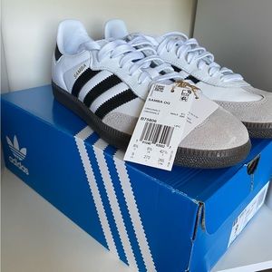 Adidas SAMBA OG SHOES, Cloud White/Core Black Size W10/M9 Brand New with tags!